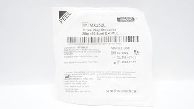 Smiths Medical MX252L Medex Three Way Stopcock 20inch Ext MLL (x)
